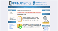 Desktop Screenshot of prima-disky.cz